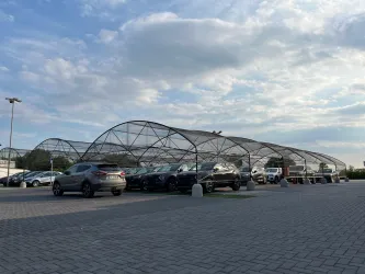 Pensilina Auto Serre antigrandine