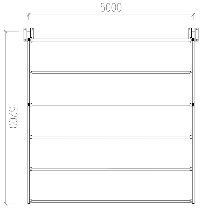 pe.tra light - monofrontale - prospetto in pianta