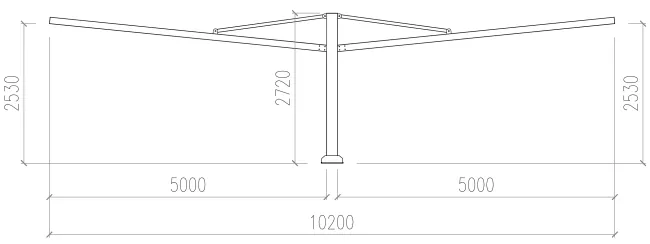 pe.tra.light - bifrontale - prospetto laterale