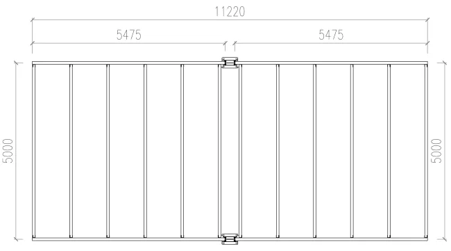 pe.tra.park 23 - bifrontale - prospetto in pianta
