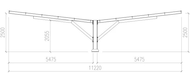 pe.tra.park 23 - bifrontale - prospetto laterale